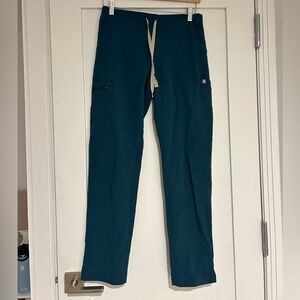 SOLD Dark Turquoise Yola Scrub Pants